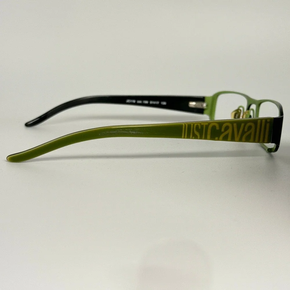 Just Cavalli JC119 col. 199 Eyeglasses Frames Black Green 51-17-135 Italy CE‎